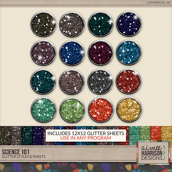 Science 101 Glitters by Aimee Harrison