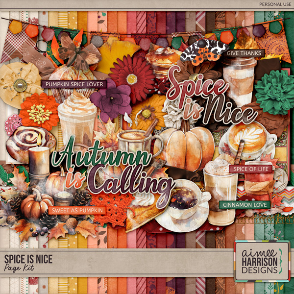 Spice is Nice Page Kit by Aimee Harrison