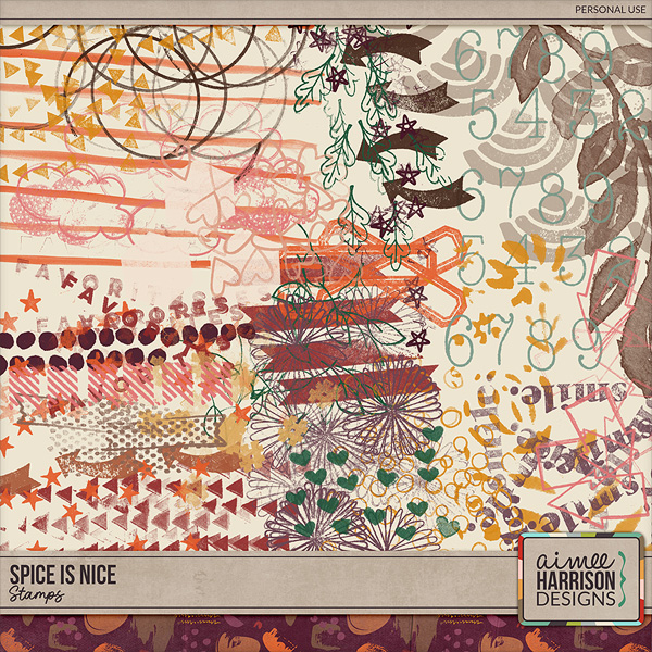 Spice is Nice Stamps by Aimee Harrison