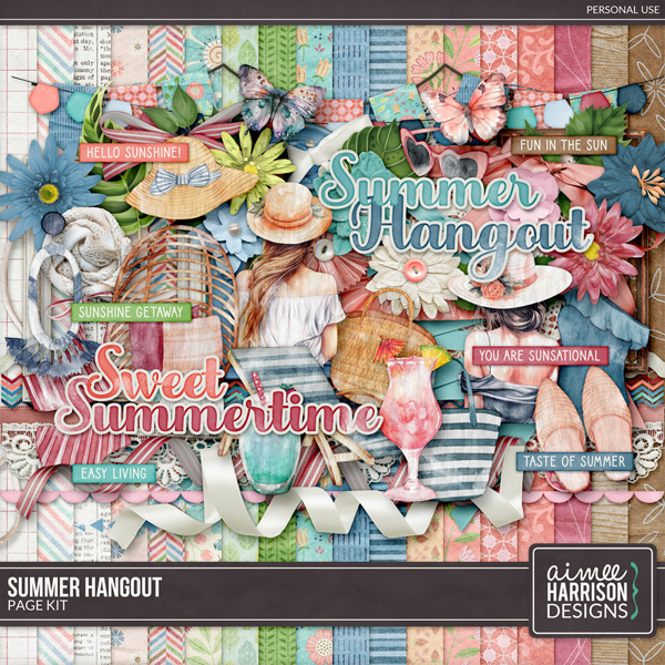 Summer Hangout Page Kit by Aimee Harrison