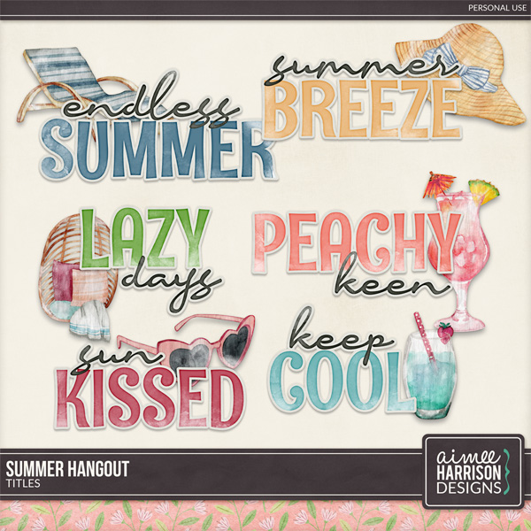 Summer Hangout Titles by Aimee Harrison