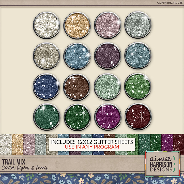 Trail Mix Glitters by Aimee Harrison