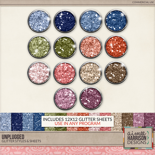 Unplugged Glitters by Aimee Harrison