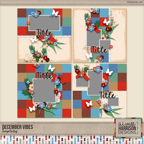 December Vibes Templates by Aimee Harrison