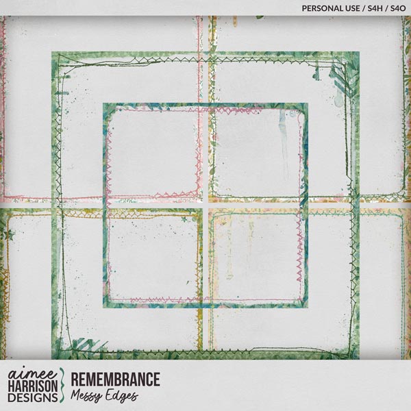 Remembrance Messy Edges by Aimee Harrison