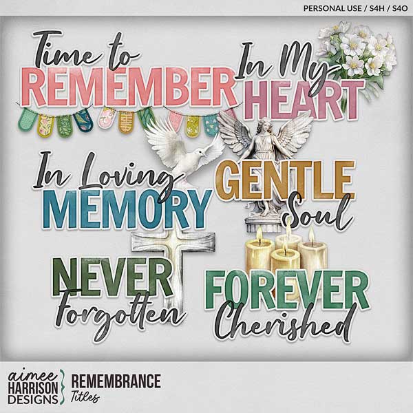 Remembrance Titles by Aimee Harrison