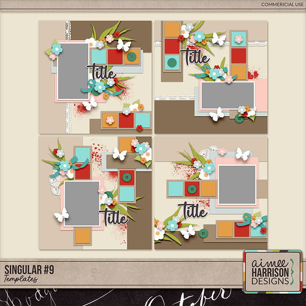 Singular #9 Templates by Aimee Harrison