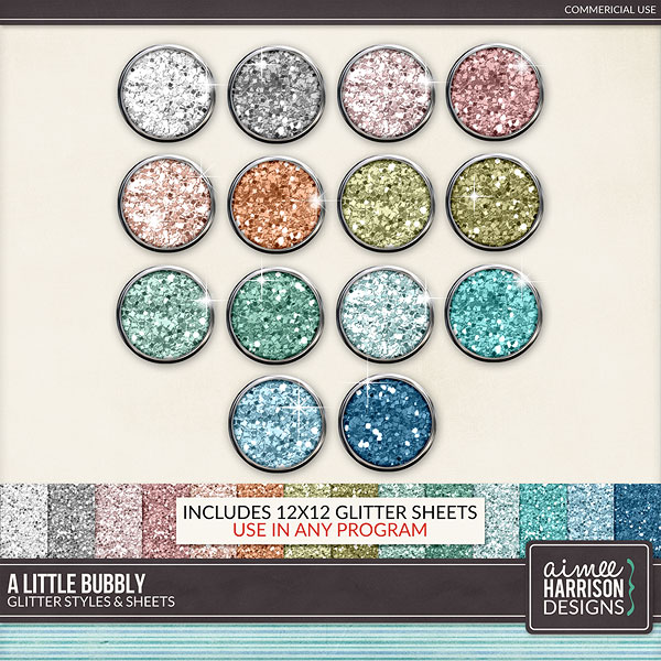 A Little Bubbly Glitters by Aimee Harrison