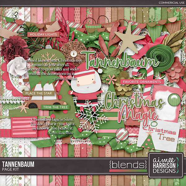 Tannenbaum Page Kit by Aimee Harrison