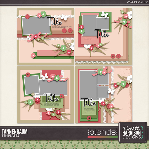Tannenbaum Templates by Aimee Harrison
