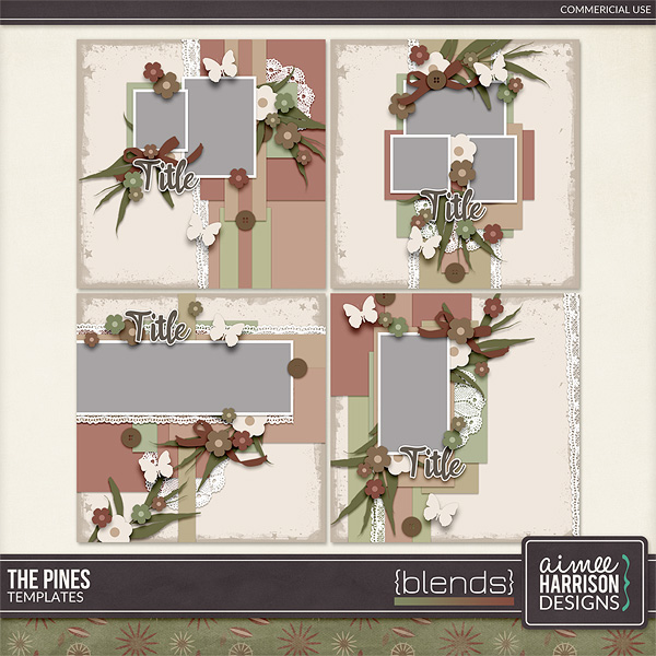 The Pines Templates by Aimee Harrison