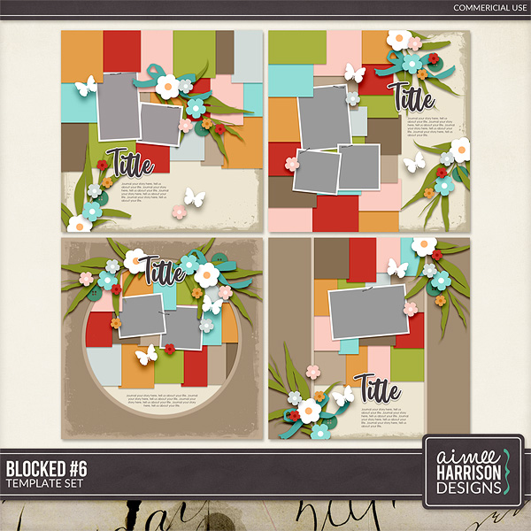 Blocked #6 Template Set by Aimee Harrison