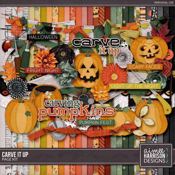 Carve It Up Page Kit by Aimee Harrison