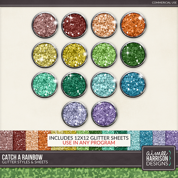 Catch a Rainbow Glitters by Aimee Harrison