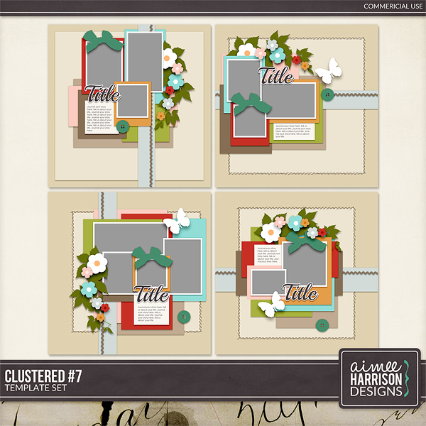 Clustered #7 Template Set by Aimee Harrison