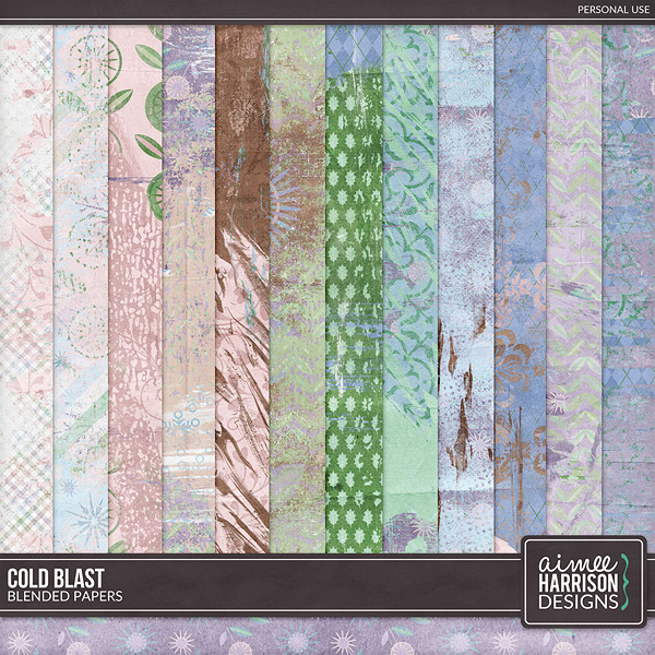 Cold Blast Blended Papers by Aimee Harrison