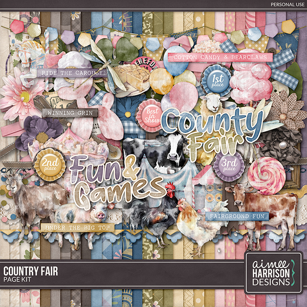 County Fair Page Kit by Aimee Harrison