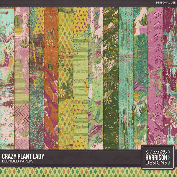 Crazy Plant Lady Blended Papers by Aimee Harrison