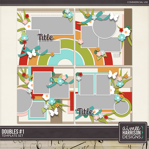 Doubles #1 Template Set by Aimee Harrison