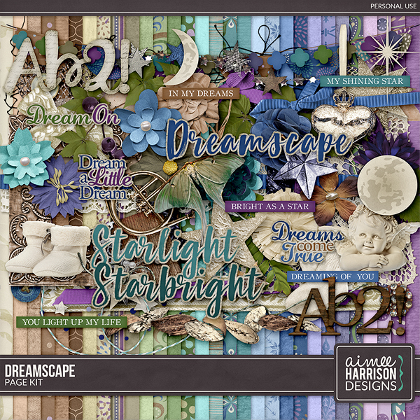 Dreamscape Page Kit by Aimee Harrison