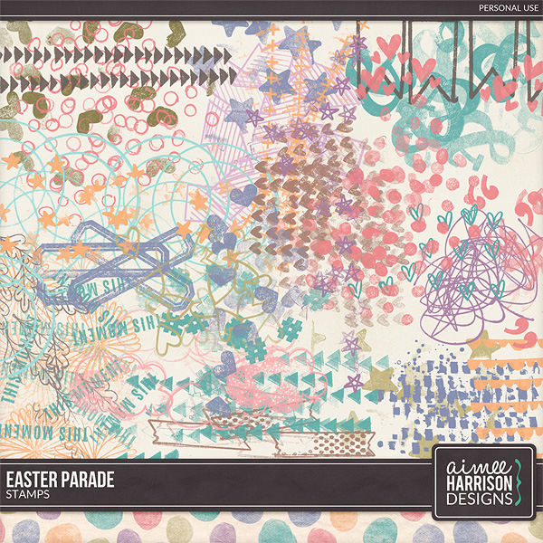 Easter Parade Stamps by Aimee Harrison