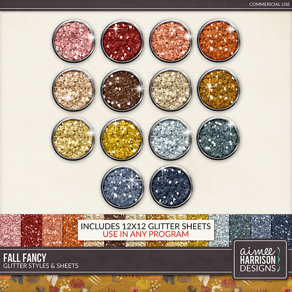 Fall Fancy Glitters by Aimee Harrison