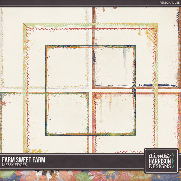 Farm Sweet Farm Messy Edges by Aimee Harrison