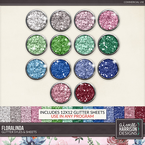 Floralinda Glitters by Aimee Harrison