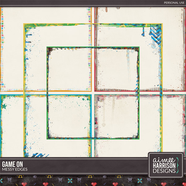 Game On Messy Edges by Aimee Harrison