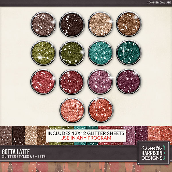 Gotta Latte Glitters by Aimee Harrison