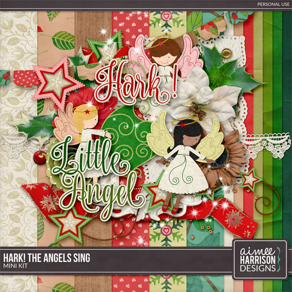 Hark! The Angels Sing Mini Kit by Aimee Harrison