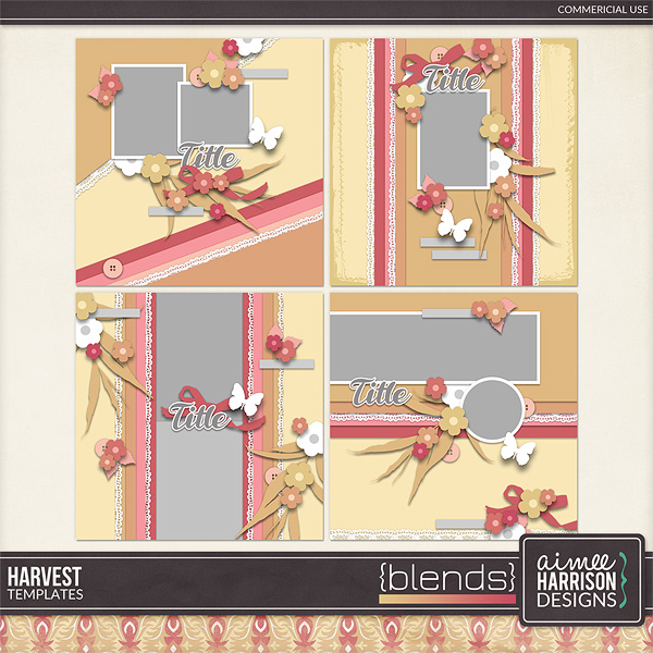 Harvest Blends Templates by Aimee Harrison