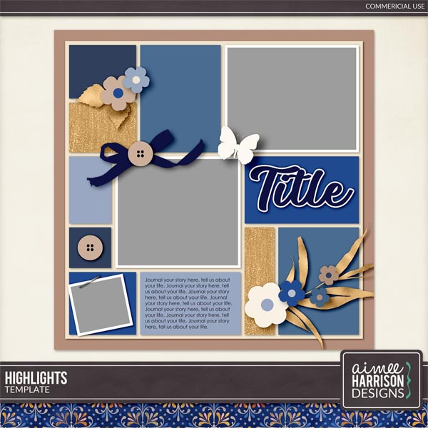 Highlights Template by Aimee Harrison