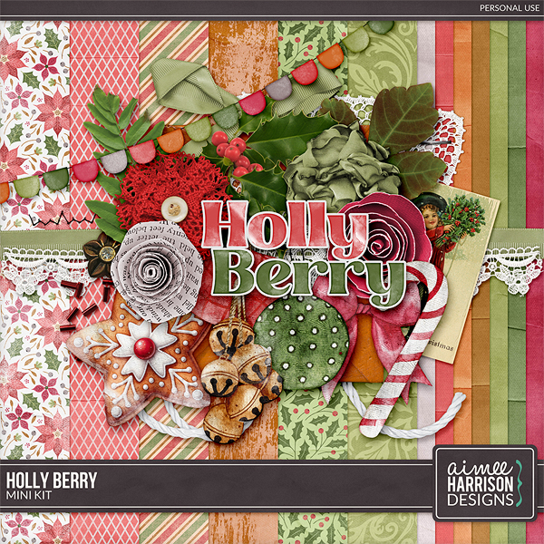 Holly Berry Mini Kit by Aimee Harrison