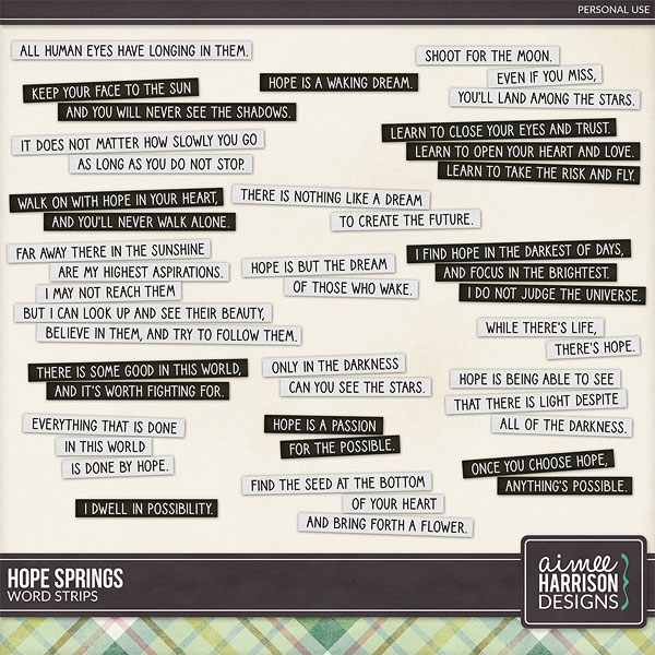 Hope Springs Quotes by Aimee Harrison