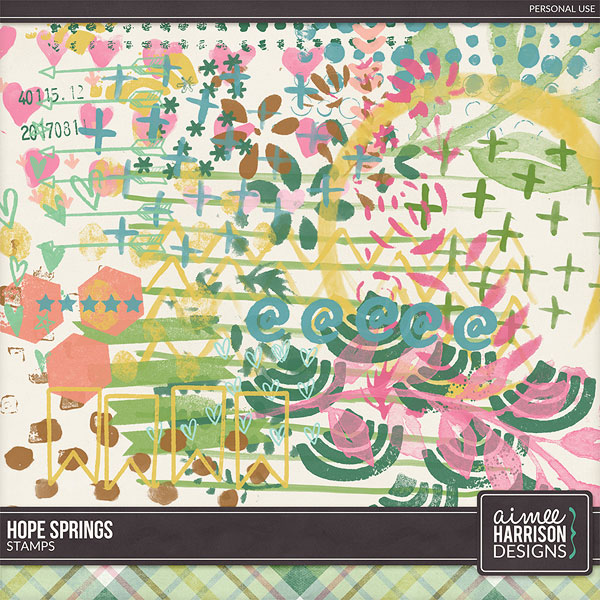 Hope Springs Stamps by Aimee Harrison