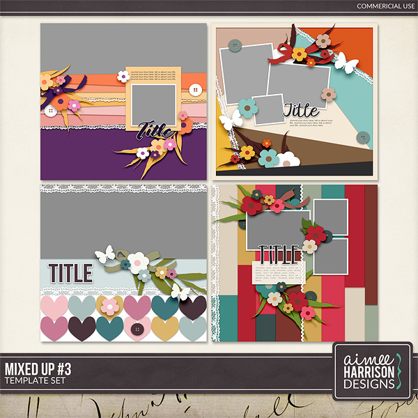 Mixed Up #3 Template Set by Aimee Harrison