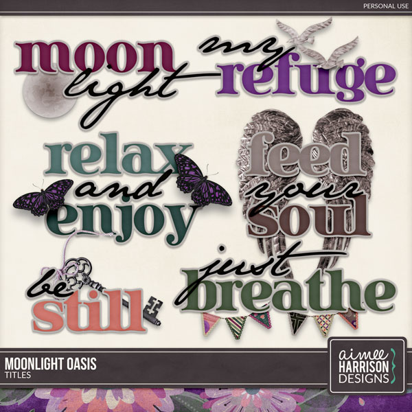 Moonlight Oasis Titles by Aimee Harrison