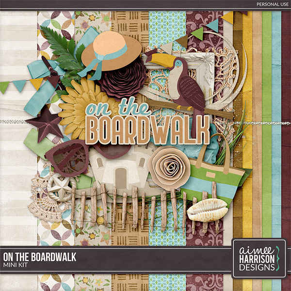 On the Boardwalk Mini Kit by Aimee Harrison