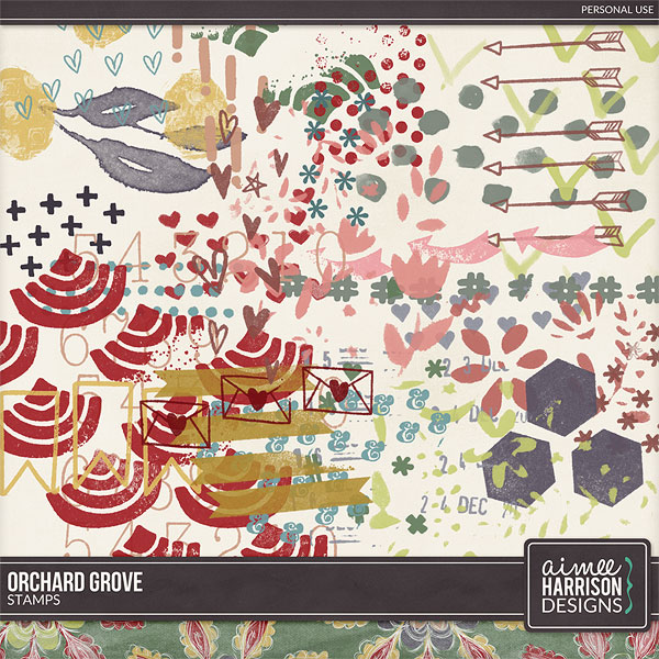 Orchard Grove Stamps by Aimee Harrison