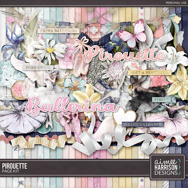 Pirouette Page Kit by Aimee Harrison