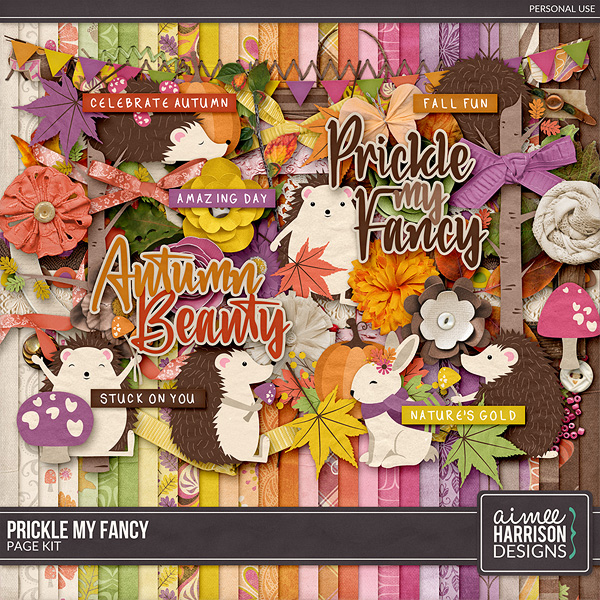 Prickle My Fancy Page Kit by Aimee Harrison