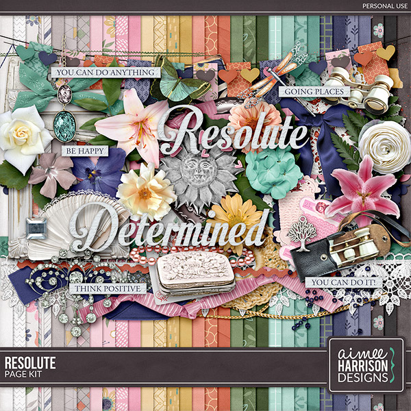 Resolute Page Kit by Aimee Harrison