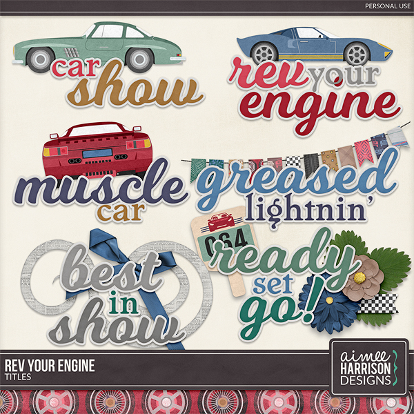 Rev your Engine Titles by Aimee Harrison