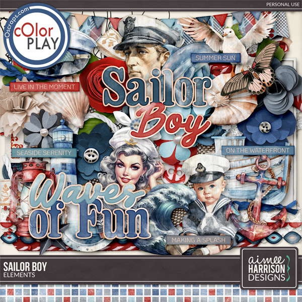 Sailor Boy Elements by Aimee Harrison