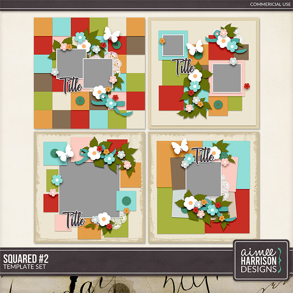 Squared #2 Template Set by Aimee Harrison