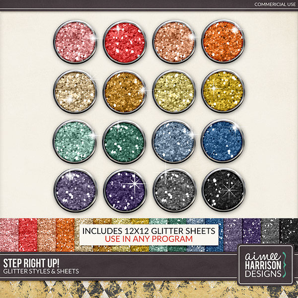 Step Right Up! Glitters by Aimee Harrison
