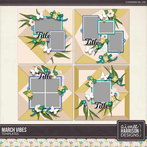 March Vibes Templates by Aimee Harrison