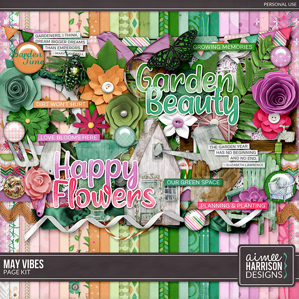 May Vibes Page Kit by Aimee Harrison