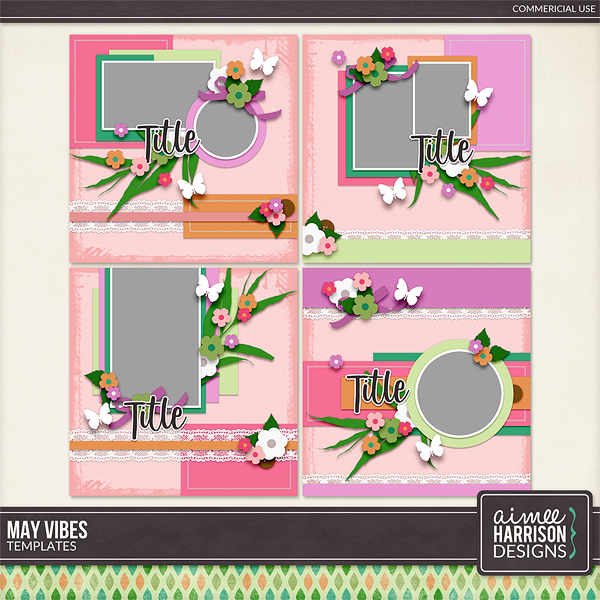May Vibes Templates by Aimee Harrison